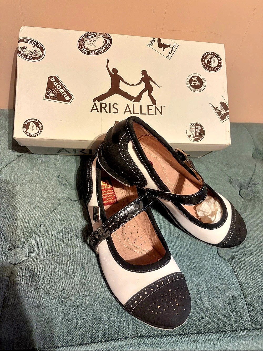 Aris Allen Captoe Mary Jane Swing Dance Shoes